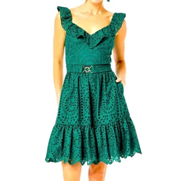Lilly Pulitzer Dresses & Skirts - Lilly Pulitzer NWOT, size 4.  Lexalyn Fit and Flare dress, Hosta green